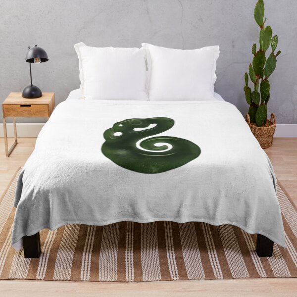 Item preview, Dark Green Manaia Pounamu (Greenstone) Design Painted Style designed and sold by TheNativeRose.