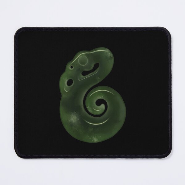 Item preview, Dark Green Manaia Pounamu (Greenstone) Design Painted Style designed and sold by TheNativeRose.