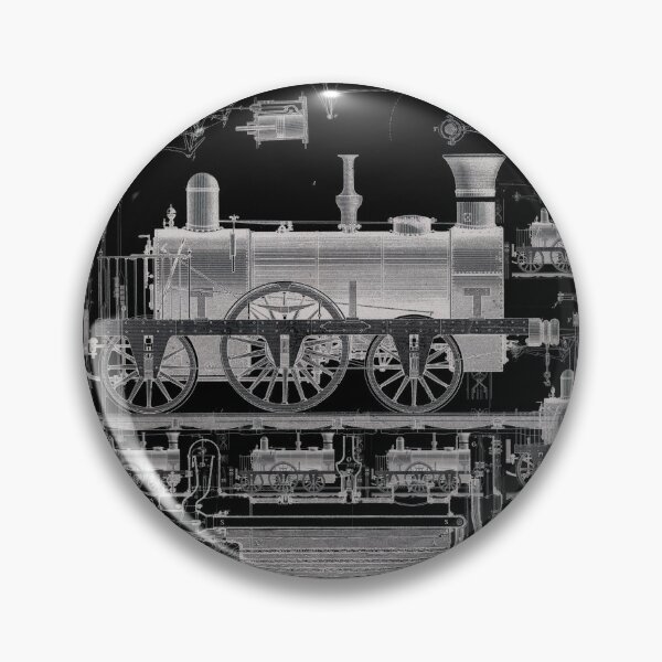 Item preview, How does a nostalgic train work, vintage illustration designed and sold by Mauswohn.
