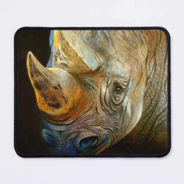 Artikelvorschau, Nashorn kommt aus der Dunkelheit - Tierkunst entworfen und verkauft von JulieSouster.