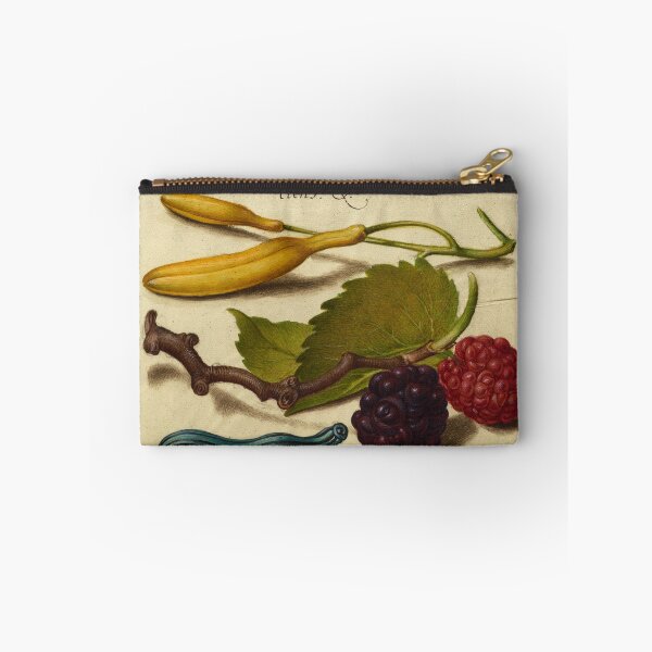 Item preview, Naturalist Manuscript: Berries, Insects, and Calligraphy Illumination by Joris Hoefnagel  designed and sold by Naturalist Prints.