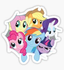 Mane Six Break Out! Sticker