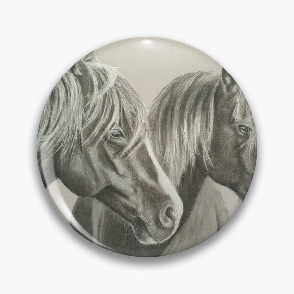 Item preview, Beautiful Horses in Charcoal, animalart designed and sold by JulieSouster.