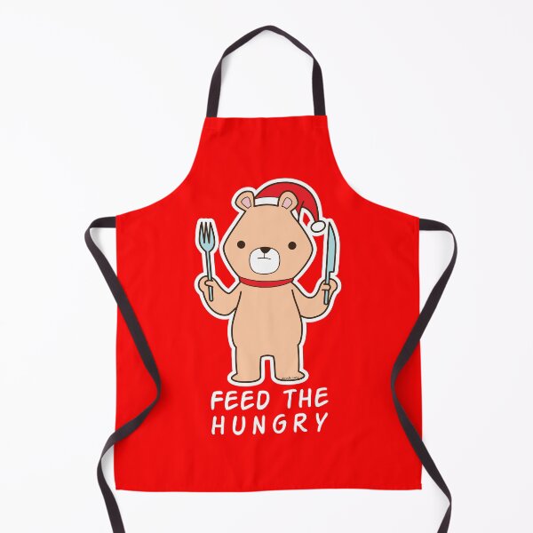 Item preview, Feed the hungry christmas bear designed and sold by doodletales.