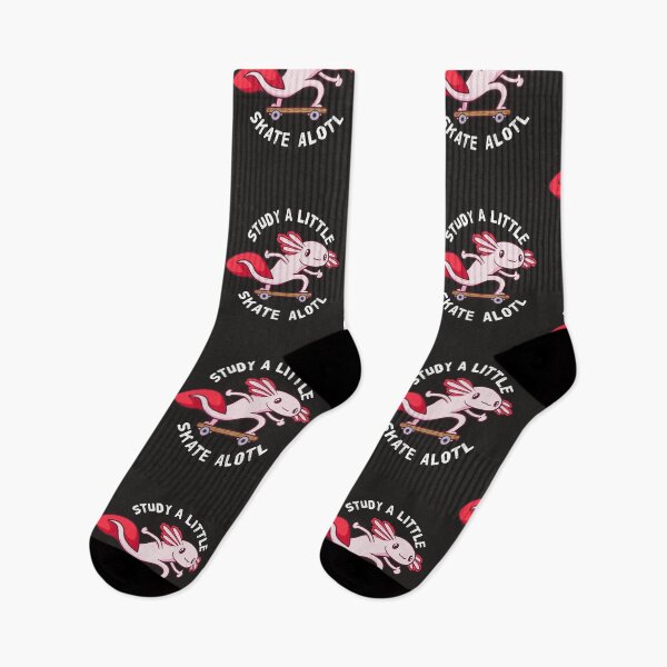 Item preview, Kawaii Axolotl Funny Skateboard Lover design for Students designed and sold by propellerhead.