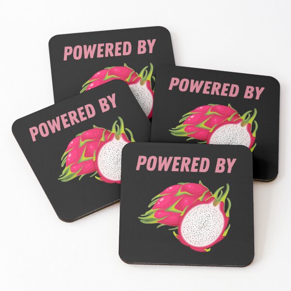 Item preview, Powered By Dragon Fruit (Black Background Edition) designed and sold by Legendary  Status.