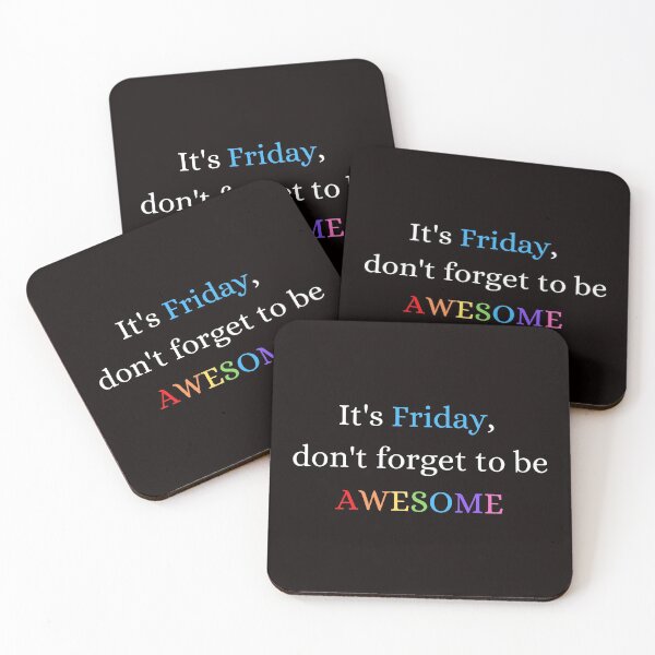 Item preview, Awesome Friday Motivation designed and sold by Felicity-K.