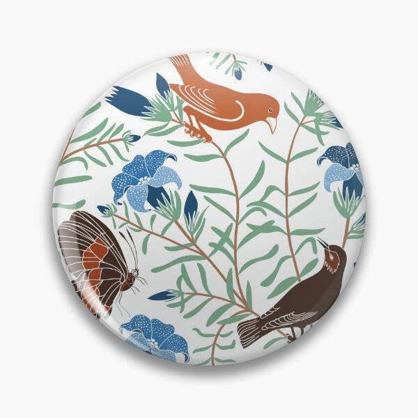Item preview, Birds on the flowers designed and sold by givepineapple.