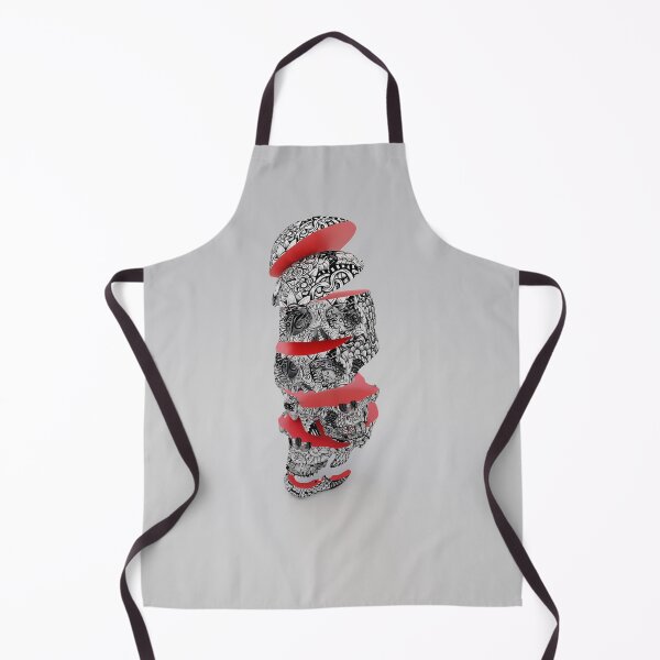 Item preview, Sliced  Doodled Skull designed and sold by fakeface.