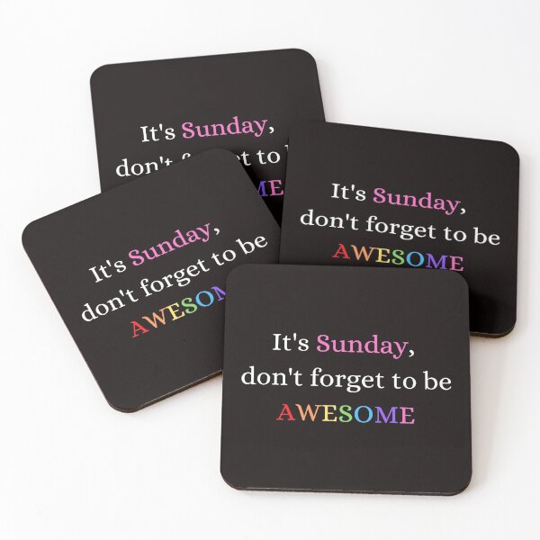 Item preview, Awesome Sunday Motivation designed and sold by Felicity-K.