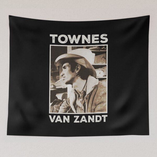 Item preview, Retro Outlaw Townes Van Zandt Fan Art designed and sold by JohanneFritsch.