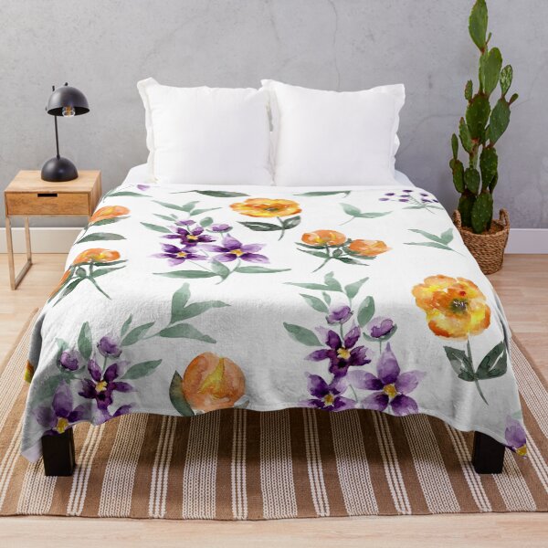 Item preview, Floral watercolor pattern designed and sold by andrutza-design.