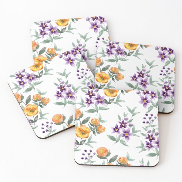 Item preview, Copy of Floral watercolor pattern designed and sold by andrutza-design.