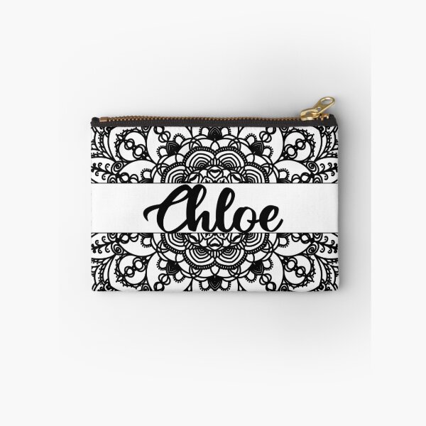 Item preview, First name Chloe mandala in black designed and sold by felinefeelings.