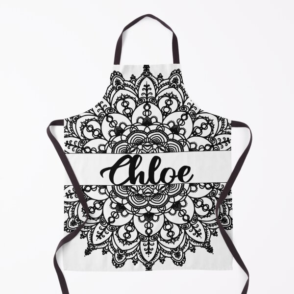 Item preview, First name Chloe mandala in black designed and sold by felinefeelings.