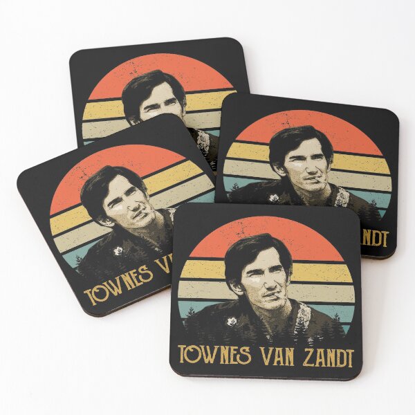 Item preview, Townes Van Zandt Retro Outlaw Country Tribute designed and sold by JohanneFritsch.