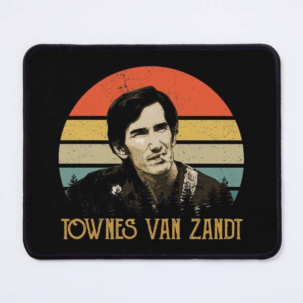 Item preview, Townes Van Zandt Retro Outlaw Country Tribute designed and sold by JohanneFritsch.