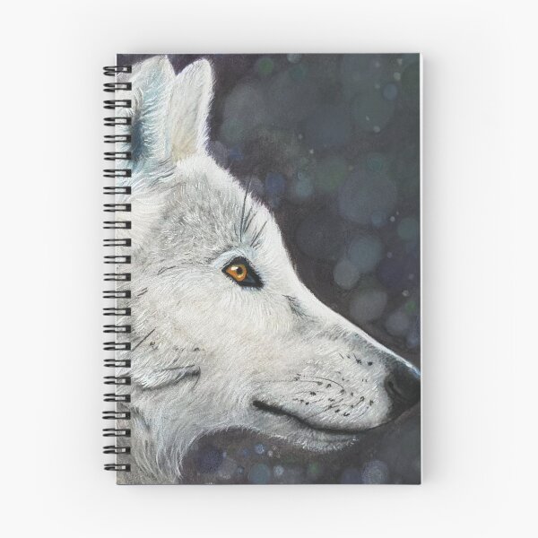 Item preview, White Wolf on Bokeh Background designed and sold by JulieSouster.