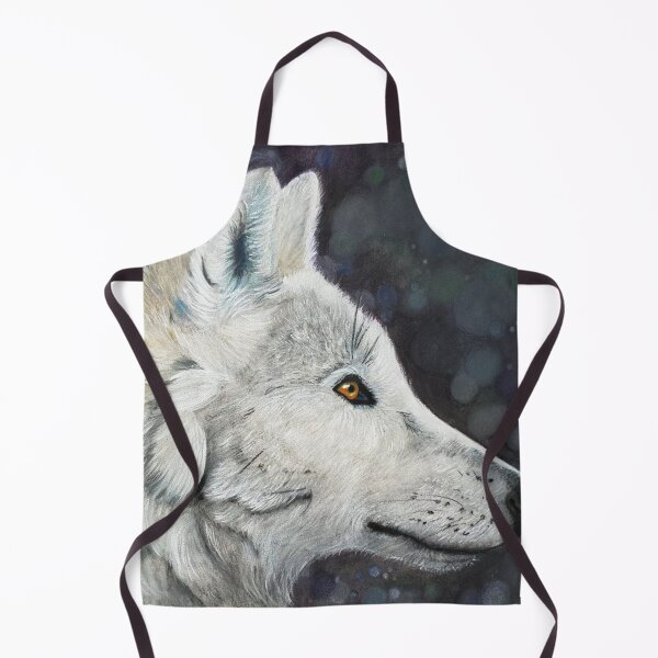 Item preview, White Wolf on Bokeh Background designed and sold by JulieSouster.