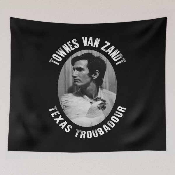 Item preview, Townes Van Zandt TVZ Texas Troubadour 80s designed and sold by JohanneFritsch.