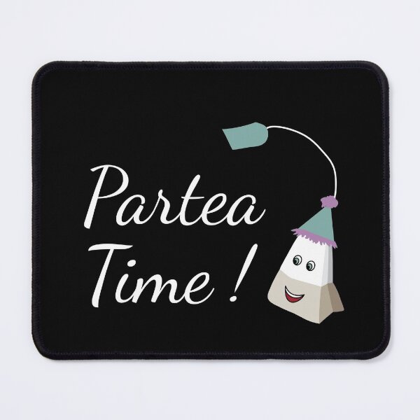 Item preview, Black Partea Time Tea Shirt and Gifts designed and sold by ToATeaGifts.