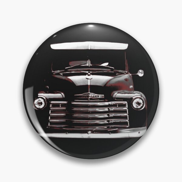 Artikelvorschau, 1951 Chevy 3100 Pick-up Truck Vorderansicht Silhouette entworfen und verkauft von DagBill.