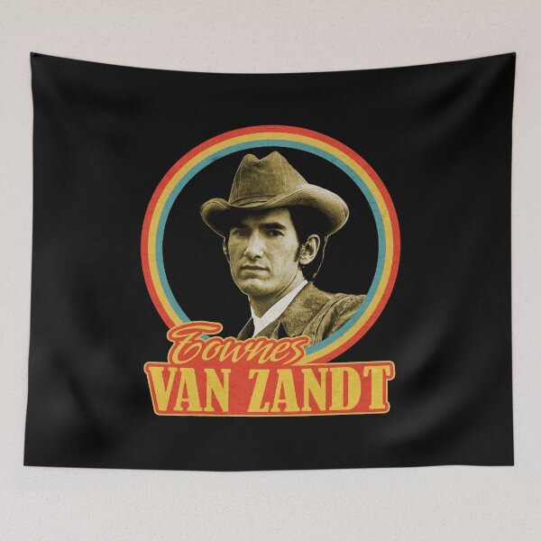 Item preview, Vintage Retro Townes Van Zandt Gift Mens and Womens designed and sold by JohanneFritsch.