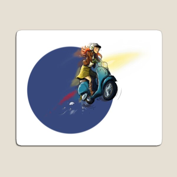Vespa - to the Skies! Magnet