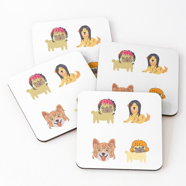 Item preview, Dogs In Wigs - Animal Memes  designed and sold by Digitalme Designs.