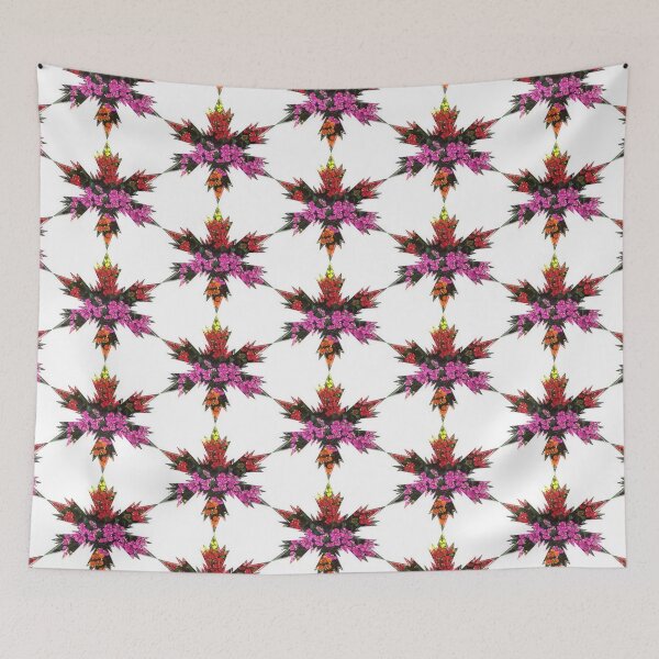 Item preview, Snowflakes Star Red-Pink-Orange flowers   by Iritof designed and sold by iritof.