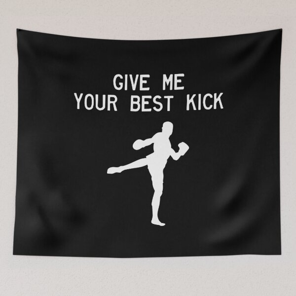 Item preview, Man Kickboxer Man Muay Thai - Give Me Your Best Kick designed and sold by ojdart.