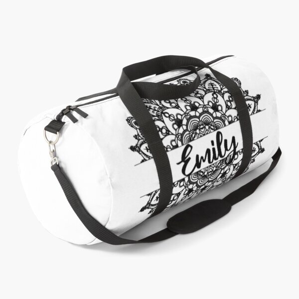 Item preview, First name Emily mandala in black designed and sold by felinefeelings.