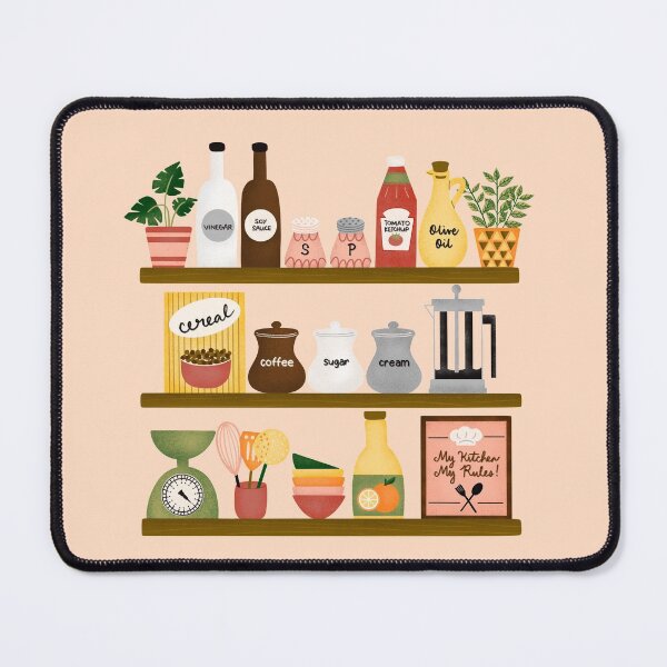 Item preview, Cozy Kitchen Shelf designed and sold by draftsxdoodles.