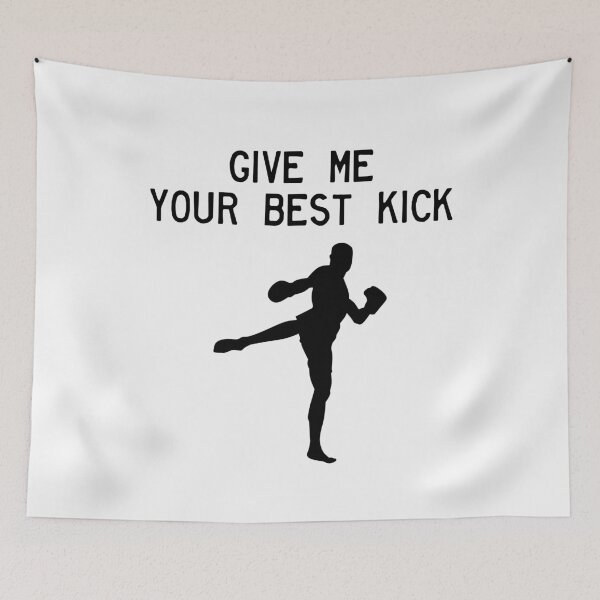 Item preview, Man Kickboxer Man Muay Thai - Give Me Your Best Kick designed and sold by ojdart.