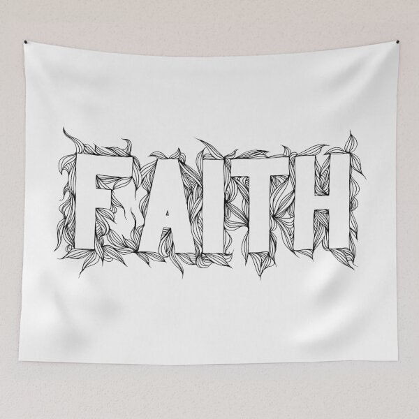 Item preview, F A I T H (White text) designed and sold by jaycejvr.
