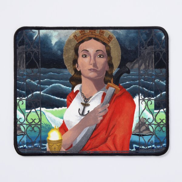 Item preview, Saint Barbara designed and sold by Nic Phillips Sacred Art.