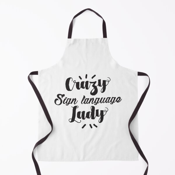 Item preview, Crazy Sign language lady designed and sold by jazzydevil.