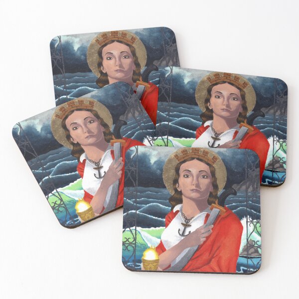 Item preview, Saint Barbara designed and sold by Nic Phillips Sacred Art.