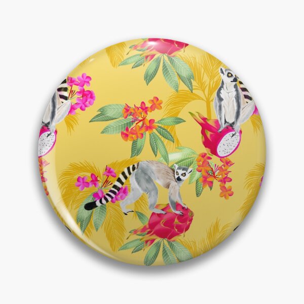 Item preview, Lemur With Dragonfruit Y designed and sold by Vinita Upadhya.