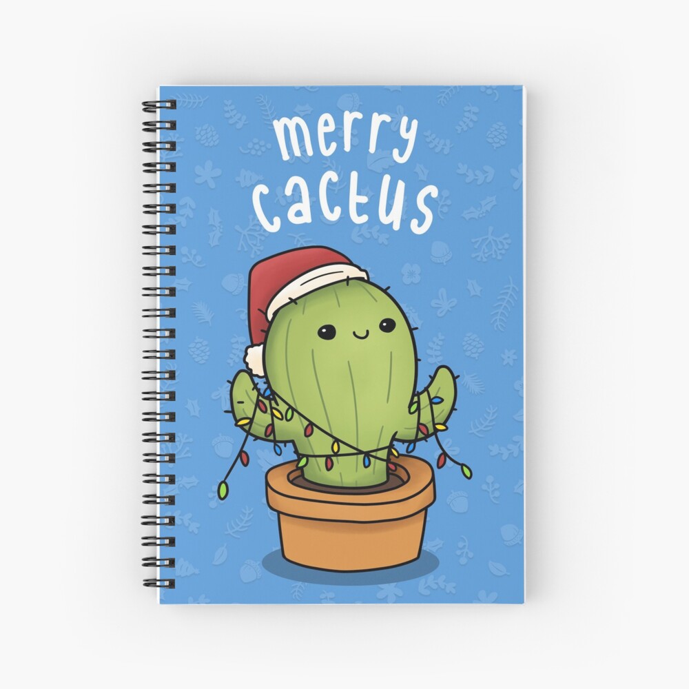 Merry Cactus Christmas Cactus in Santa Hat Poster for Sale by Lakisha's  Design