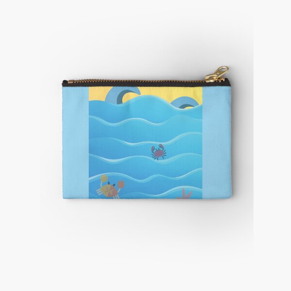 Item preview, Oacian blue & sea animals designed and sold by joliartmedia.