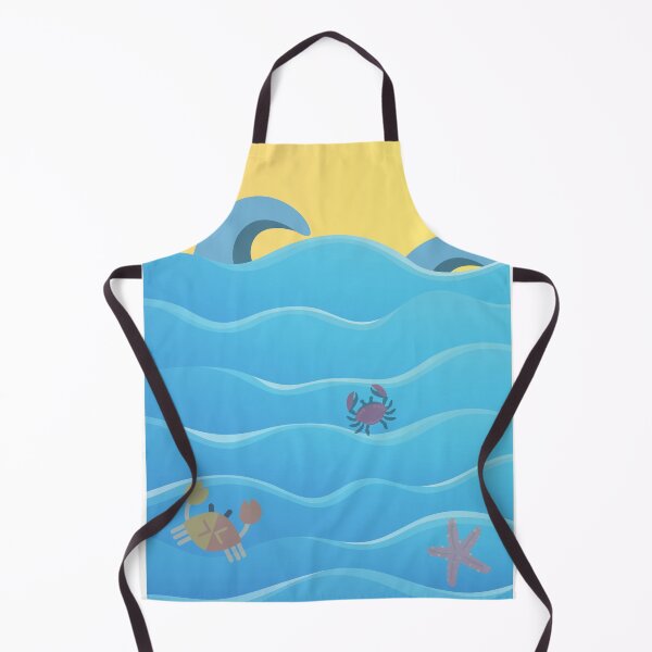 Item preview, Oacian blue & sea animals designed and sold by joliartmedia.