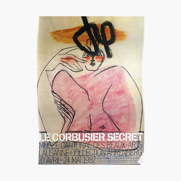 Exposition secrète Le Corbusier Poster