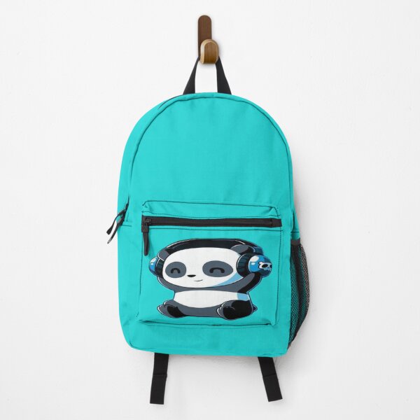 Item preview, Happy Panda on With A Headphone. designed and sold by ShopyStore2.