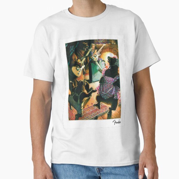Item preview, Fender vintage poster artwork Goldilocks and the three bears designed and sold by DamsBX.