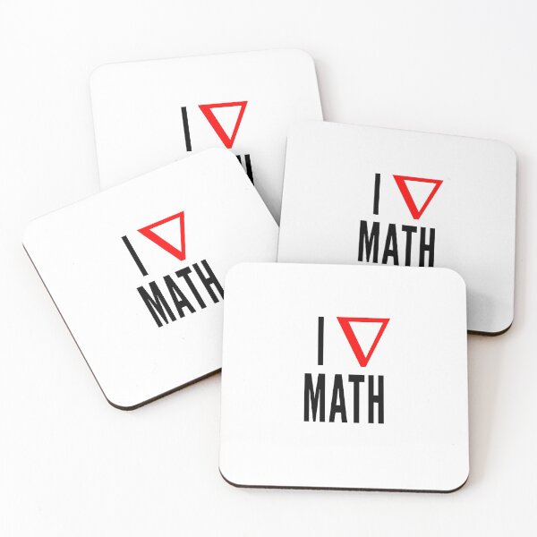 Item preview,  I love math - funny geek joke designed and sold by ArtsySue.