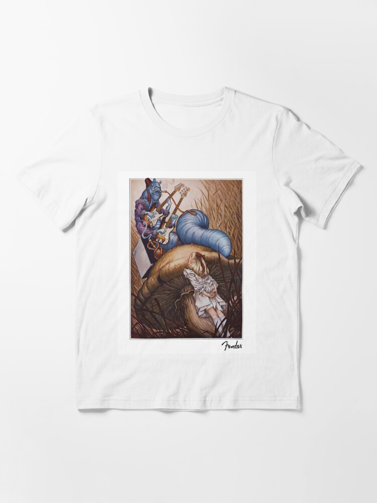 fender alice in wonderland shirt