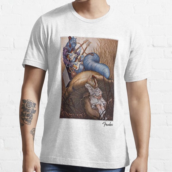 fender alice in wonderland shirt