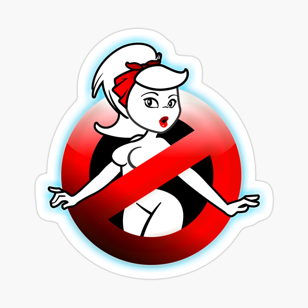 The Real Lady Ghostbusters Rule 63 Logo Magnet For Sale By Btnkdrms Redbubble