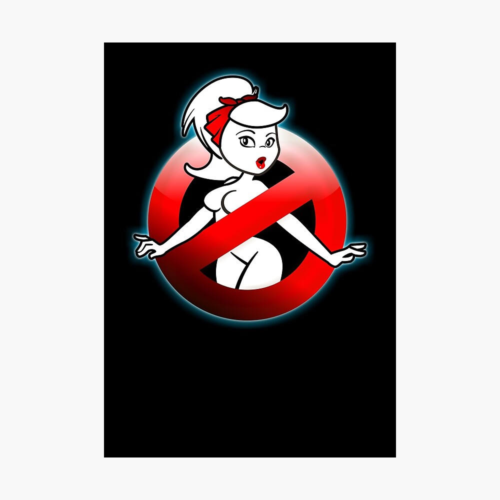 The Real Lady Ghostbusters Rule 63 Logo Poster For Sale By Btnkdrms Redbubble